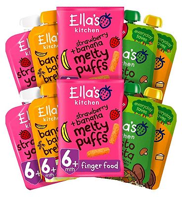 Ella's Kitchen 6+ Months Food and Snack Bundle