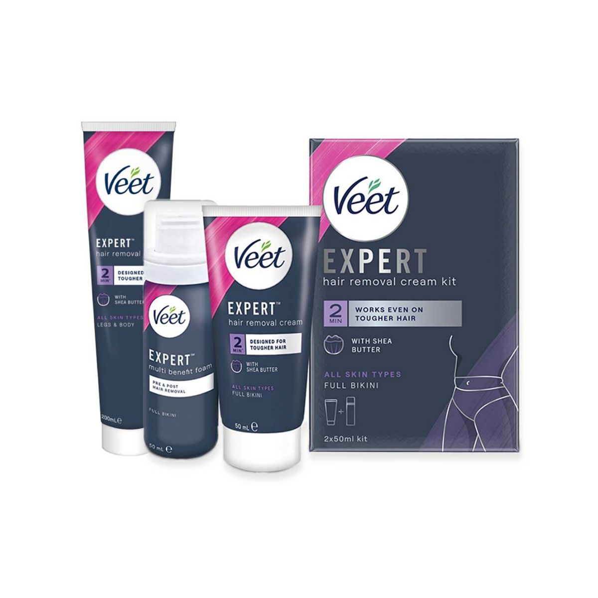 Veet Expert Bikini Kit & Cream Bundle
