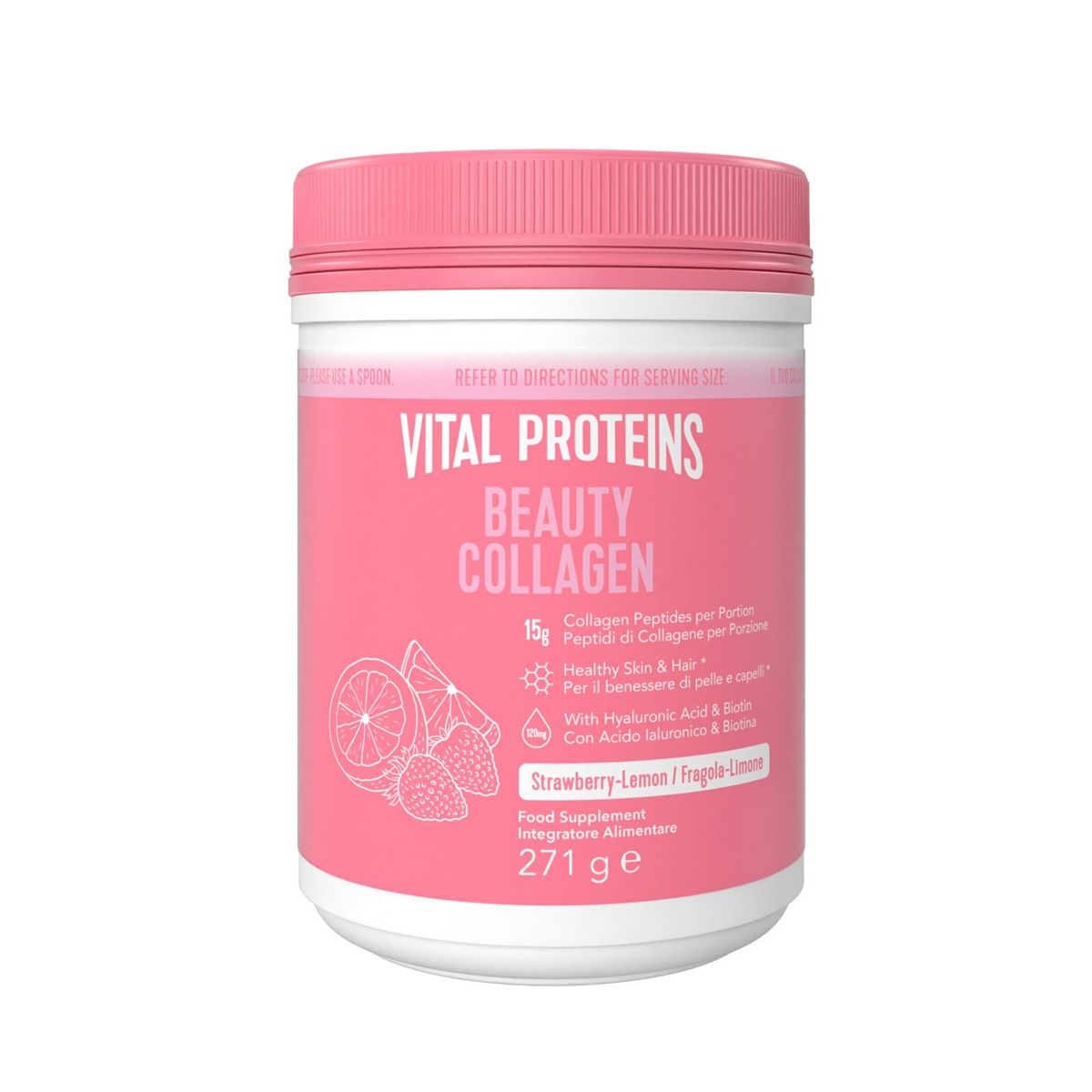 Vital Proteins Beauty Collagen Strawberry Lemon Powder 271G