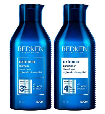 REDKEN Extreme Shampoo and Conditioner 500ml Strength Repair Protein Bundle For Damaged Hair