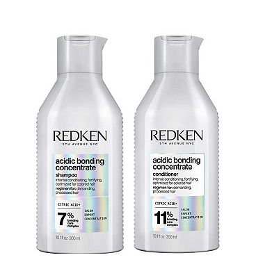 REDKEN Acidic Bonding Concentrate Shampoo and Conditioner Bond Repair Bundle For Damaged Hair