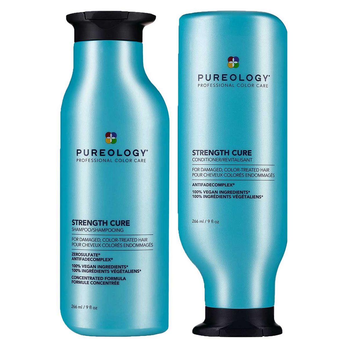 Pureology Strength Cure Shampoo And Conditioner Bundle For Damaged Hair