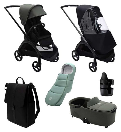 Bboo drgnfly carrycot complete mdnte blk;Bugaboo Changing Backpack - Midnight Black;Bugaboo Changing Backpack Midnight Black;Bugaboo Dragonfly Essentials Bundle - Forest Green;Bugaboo Footmuff Midnight Black;Bugaboo Footmuff Midnight Black;Bugaboo dragonfly carrycot complete midnight black;Bugaboo dragonfly rain cover;Bugaboo dragonfly rain cover;Bugaboo dragonfly urban city pushchair black forest green;Bugaboo dragonfly urban city pushchair black forest green
