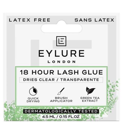 Eylure 18H Glue Brush Applicator - Clear