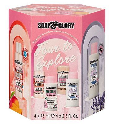 Soap & Glory Four to Explore 4 Piece Gift Set