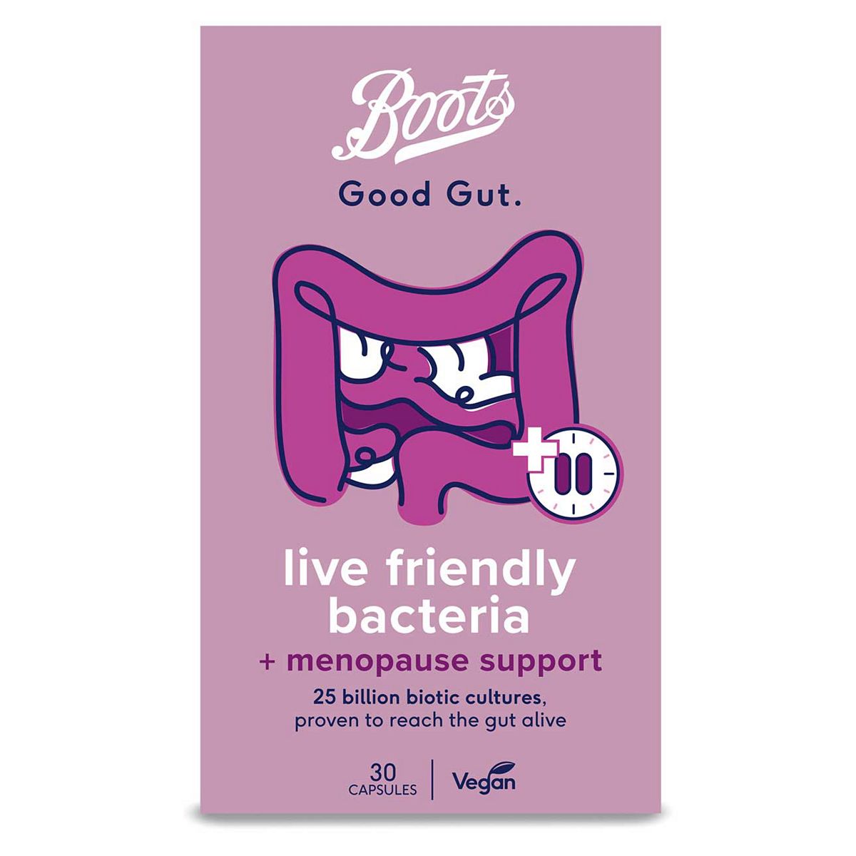   Good Gut Live Friendly Bacteria + Menopause Support, 30 Capsules
