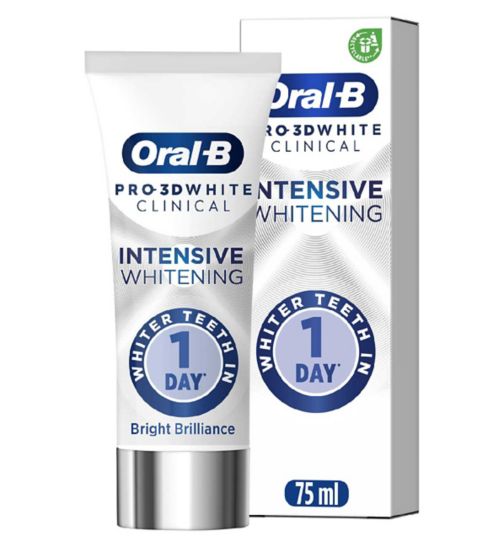Oral-B 3D White Clinical Intensive Whitening Bright Brilliance - 75ml