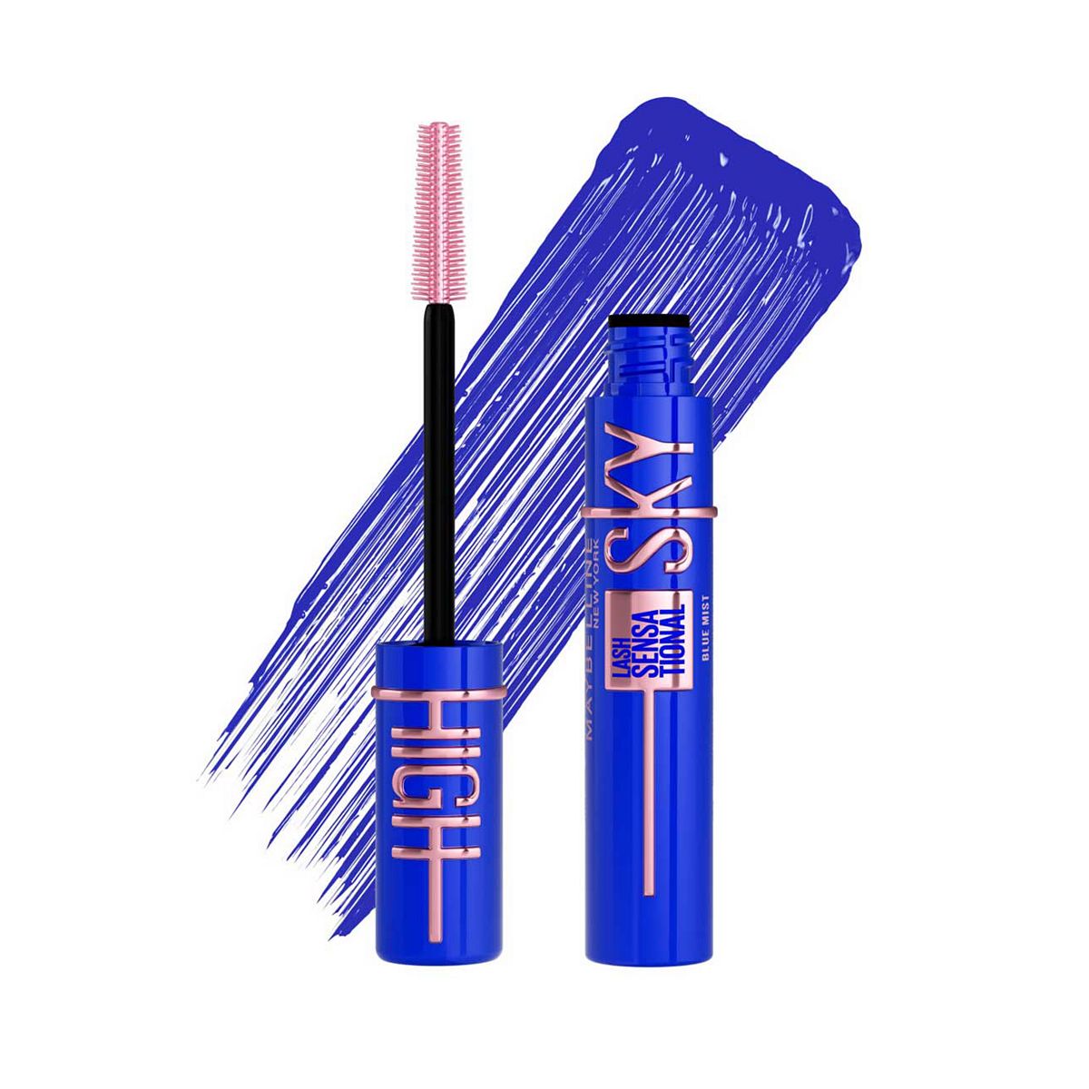 Maybelline Mascara Lash Sensational Sky High, Volumizing & Thickening, Blue Mist, 7.2ml, 6ml