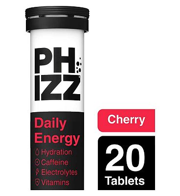 Click to view product details and reviews for Phizz Cherry Caffeine Boost 3 In 1 Hydration Electrolytes And Vitamins Effervescent Tablets 20 Tablets.