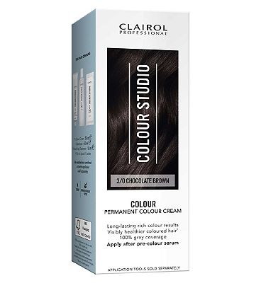 Clairol Colour Studio Step 2 Permanent Colour Cream 3/0 Chocolate Brown 50ml