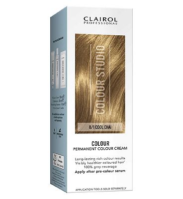 Clairol Colour Studio Step 2 Permanent Colour Cream 8/1 Cool Chai 50ml