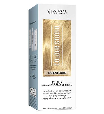Clairol Colour Studio Step 2 Permanent Colour Cream 10/0 Beach Blonde 50ml