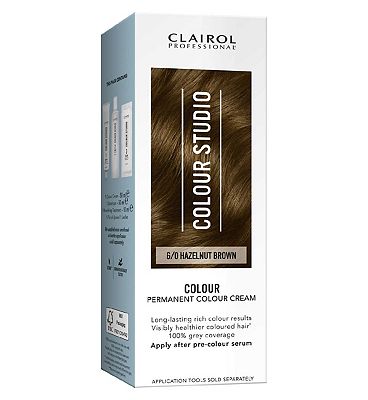 Clairol Colour Studio Step 2 Permanent Colour Cream 6/0 Hazelnut Brown 50ml