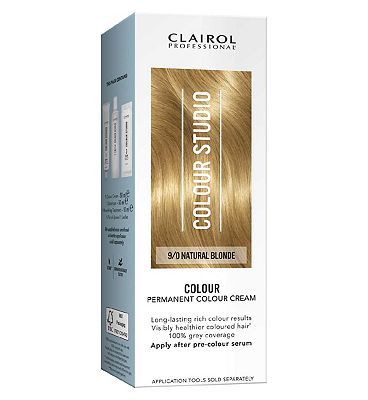 Clairol Colour Studio Step 2 Permanent Colour Cream 9/0 Natural Blonde 50ml