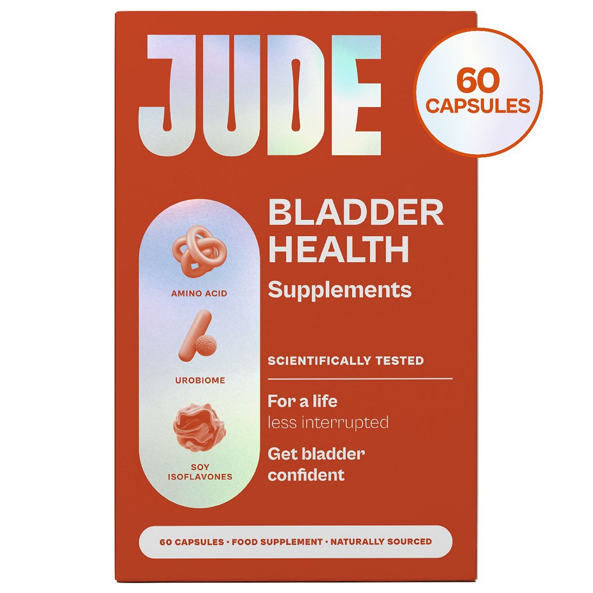 Jude Bladder Health Supplements 60 Capsules