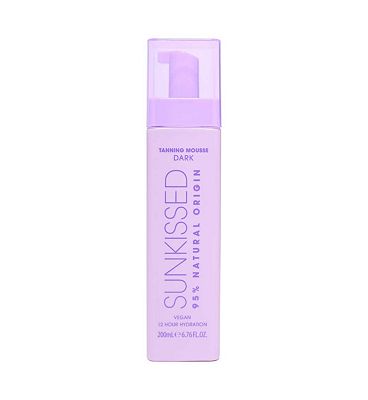 Sunkissed HydroGlow Tanning Mousse Dark 200ml