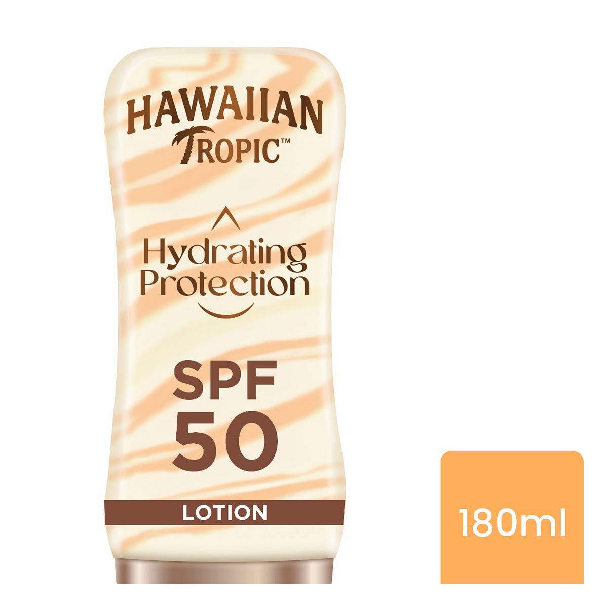 Hawaiian Tropic Hydrating Protection Sunscreen Lotion Spf 50 180ml