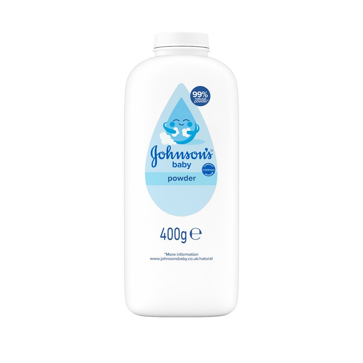 Johnson & Johnson Johnson's Baby Natural Cornstarch Powder 400g