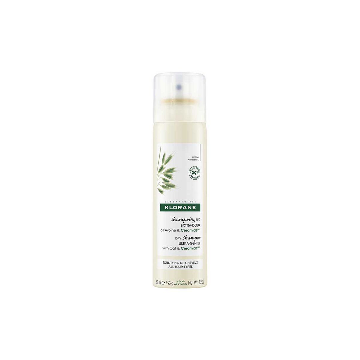Klorane Extra-Gentle Dry Shampoo With Oat & Ceramide 150ml