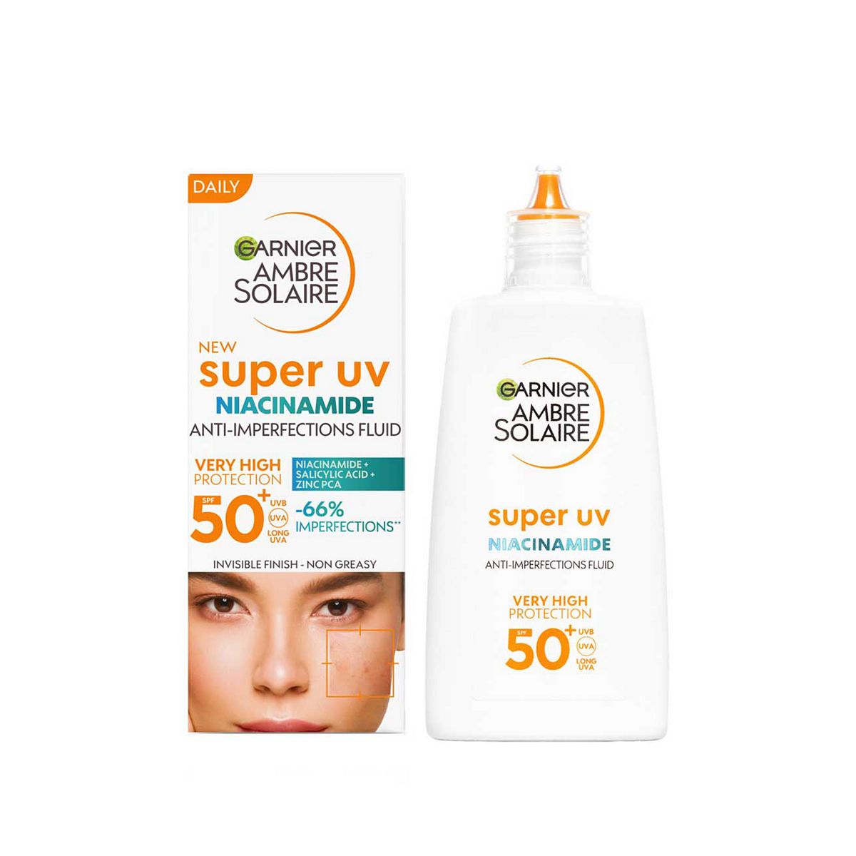 Garnier Ambre Solaire Super Uv Niacinamide Facial Spf50+ Fluid 40ml