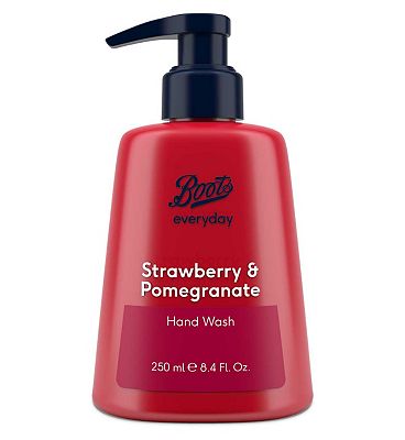 Boots Everyday Hand Wash Strawberry & Pomegranate 250ml