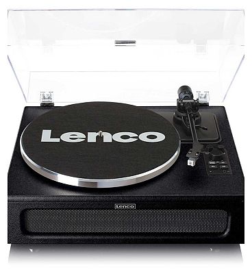 Lenco LS-430BK Turntable With Built-in Speakers - Black