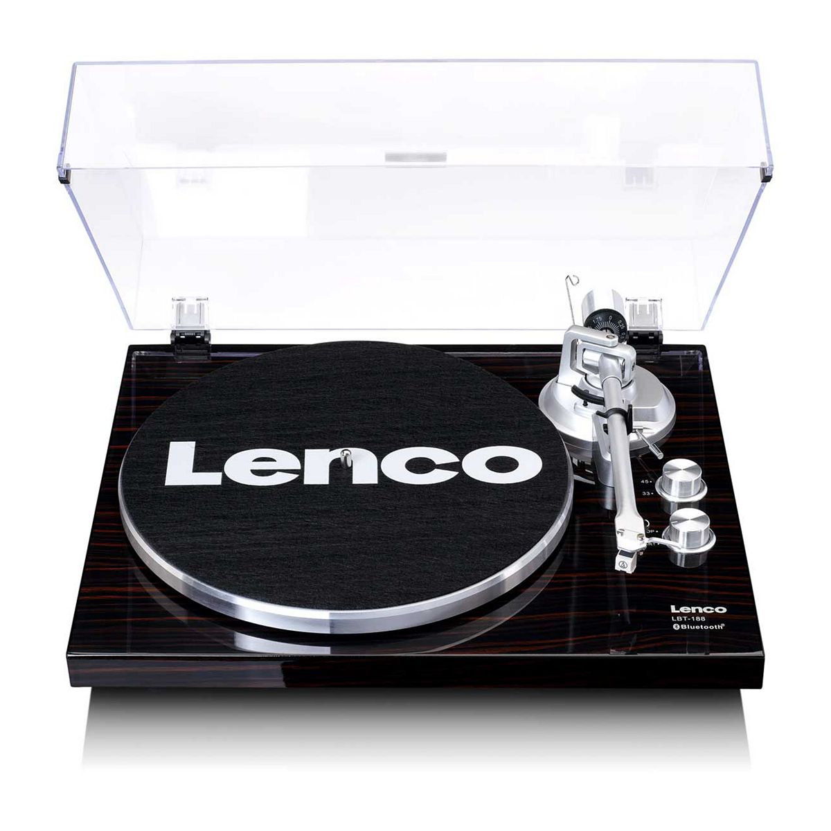 Lenco Lbt-188 Turntable With Bluetooth - Walnut