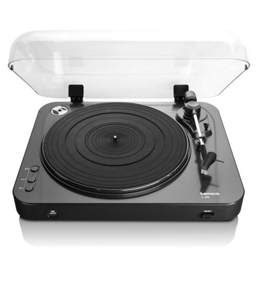 Lenco L-85 Black USB Turntable With Direct Recording