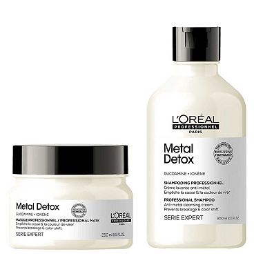 L'oral Professionnel Serie Expert Metal Detox Shampoo and Hair Mask Duo