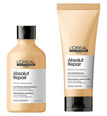 Click to view product details and reviews for Loral Professionnel Serie Expert Absolut Repair Shampoo And Conditioner Duo For Dehydrated Hair.
