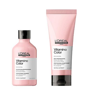 Click to view product details and reviews for Loral Professionnel Serie Expert Vitamino Color Shampoo And Conditioner Duo For Coloured Hair.