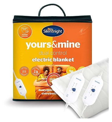 Silentnight Yours Mine Electric Blanket Double Boots