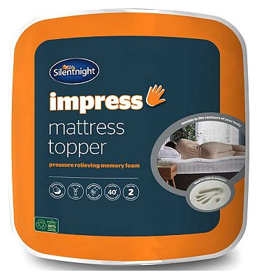 Silentnight Impress Memory Foam  Mattress Topper Small Double