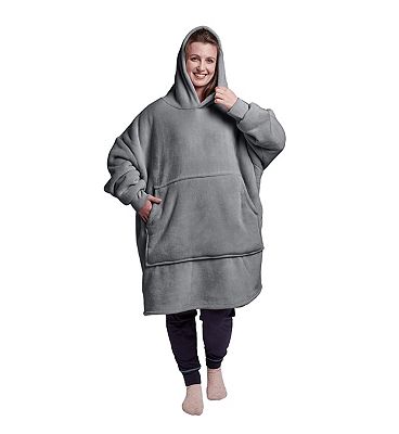 Silentnight Snugsie Oversized Hoody Charocal