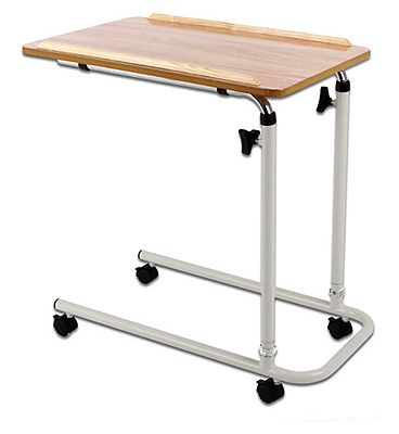 NRS Healthcare Adjustable Overbed Table