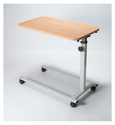 NRS Healthcare Adjustable Easylift Home Overbed Table