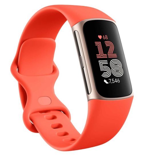 Fitbit Charge 6 Coral & Gold