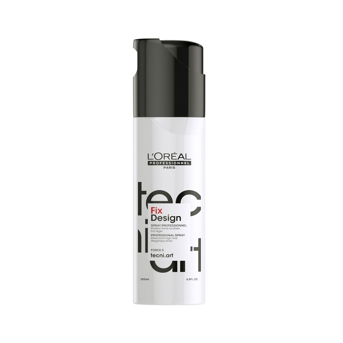 L'Oreal Professionnel Tecni.art Fix Design Strong Hold Hair Spray200 ml, For Slicked-Back Buns, 200ml
