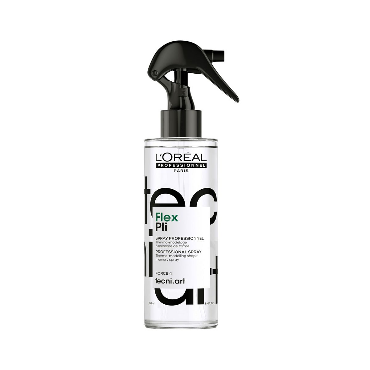 L'Oreal Professionnel Tecni.art Flex Pli Heat-Activated Memory Hair Styling Spray 190ml, For Long-Lasting Style