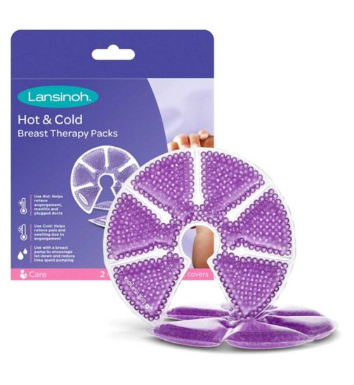 Lansinoh Therapearl 3-in-1 Breast Therapy Hot and Cold Breast Pads 2s