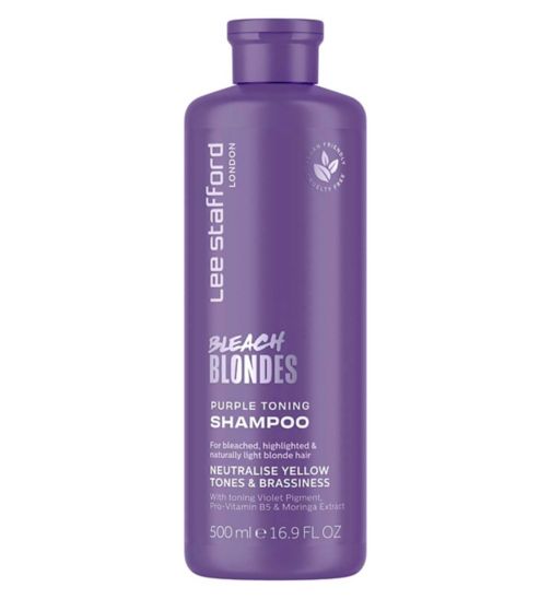 Lee Stafford Bleach Blondes Purple Toning Shampoo 500ml