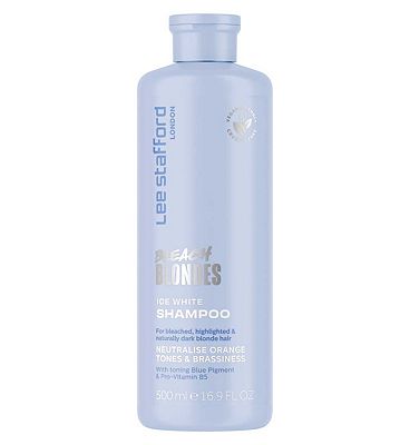 Lee Stafford Bleach Blondes Ice White Toning Shampoo 500Ml