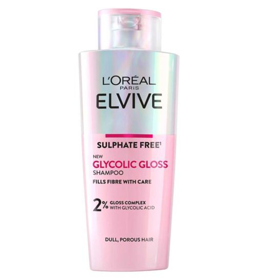 L’Oréal Paris Elvive Glycolic Gloss Sulphate Free Shampoo for Dull Hair 200ml