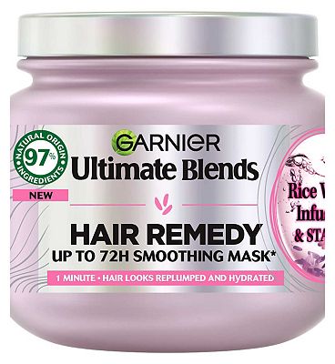 Garnier Ultimate Blends Rice Water Infusion & Starch Hair Remedy Mask 340ml