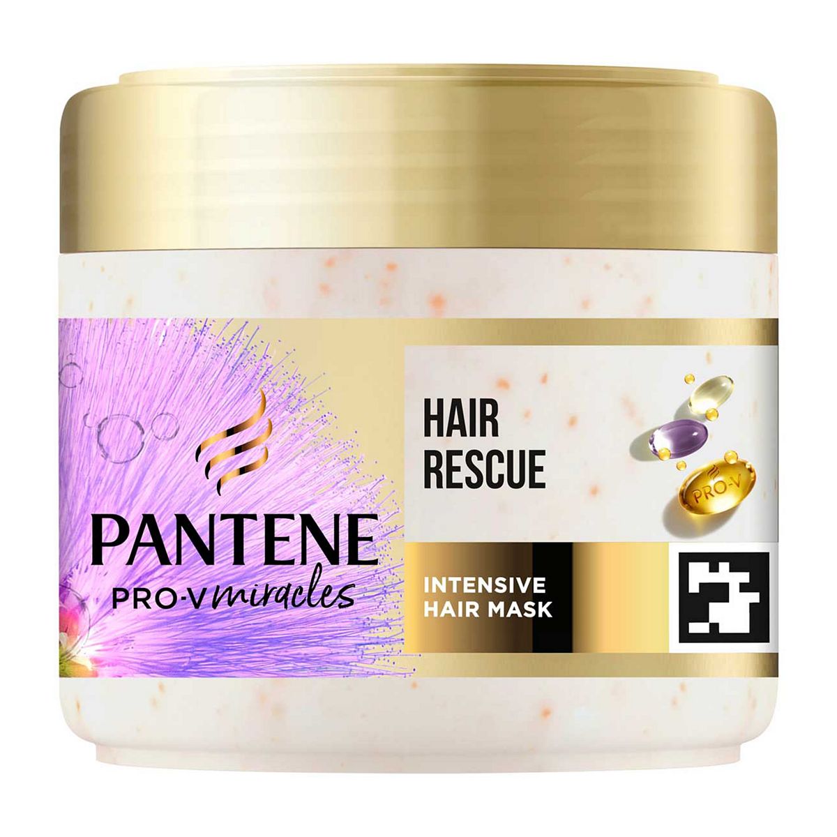 Pantene Silky & Glowing Hair Rescue Mask With Biotin Keratin Reconstruct 300ml