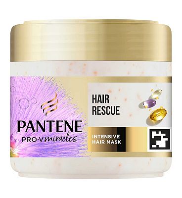 Pantene Silky & Glowing Hair Rescue Mask with Biotin & Keratin Reconstruct 300ml