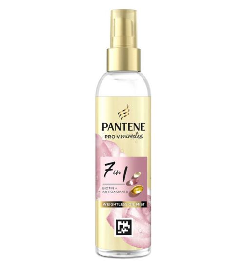 Pantene 7-in-1 Weightless Hair Oil Mist with Biotin 145ml. Pro V Miracles Hairspray