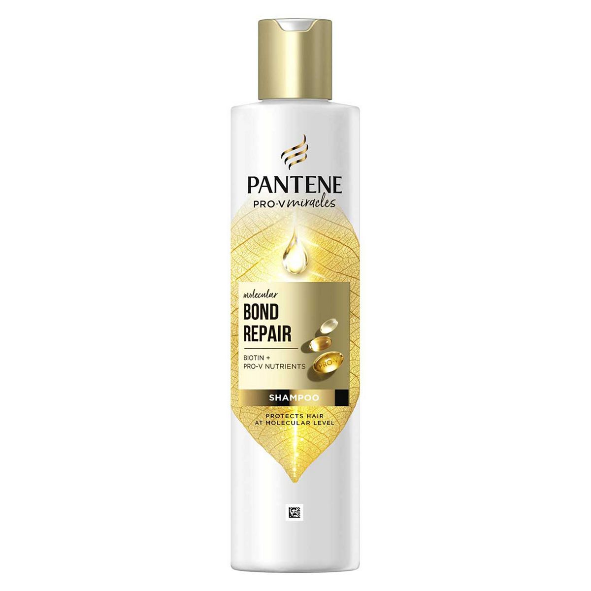 Pantene Molecular Bond Repair Shampoo With Biotin250 Ml Pro-V Concentrated Formula, 250ml