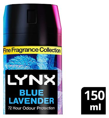 Lynx Fine Fragrance Collection Premium Deodorant Bodyspray Blue Lavender 150ml
