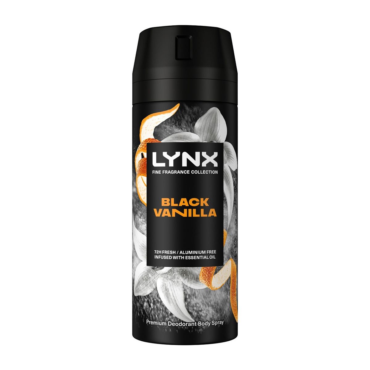 Lynx Fine Fragrance Collection Premium Body Spray Black Vanilla 150ml